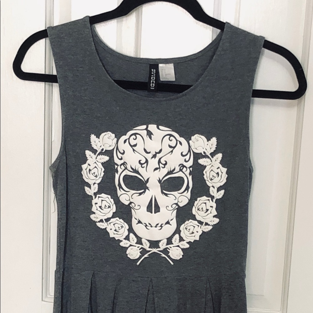 ‘🎈3@ $20’ Skull and Roses Dress